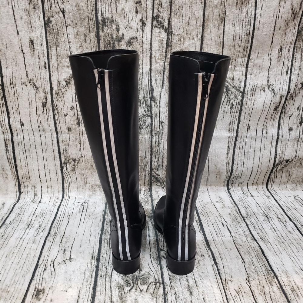 Edgy Chic Steve Madden Racing Stripe Leath… - Picture 12 of 12